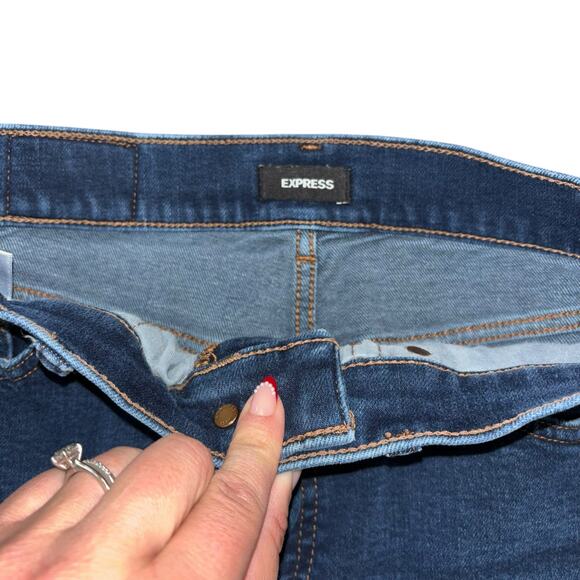 Express Modern Straight Blue Jeans Women’s 4 Classic Clean Contemporary Normcore - Picture 5 of 10